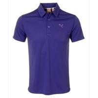 Puma Golf Junior Tech Polo Shirt Navy Blue