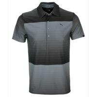Puma Ombre Stripe Polo Shirt Tradewinds/Black