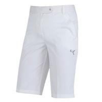 Puma Golf Ladies Solid Tech Bermuda Shorts White