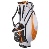 puma golf formstripe stand bag whiteblackorange
