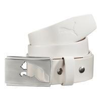 puma golf highlight fitted golf belt white