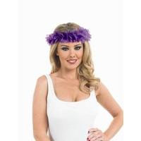 Purple Hawaiian Lei Headband