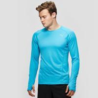 puma faster than you long sleeve t shirt blue blue