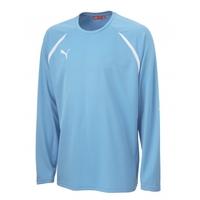 puma vendica ls teamwear shirt light blue