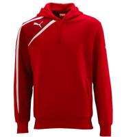 puma spirit hooded top red