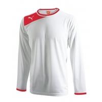 Puma Powercat 5.12 LS Teamwear Shirt (white-red)