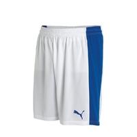 puma powercat shorts white blue