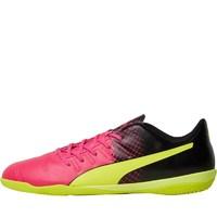 Puma Mens evoPOWER 4.3 IT Indoor Football Boots Glow/Safety Yellow/Black