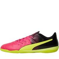 puma mens evopower 43 it indoor football boots glowsafety yellowblack