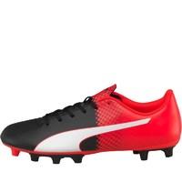 puma mens evospeed 55 fg football boots blackwhitered