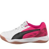 puma junior veloz 3 it indoor football boots whiteblackpink