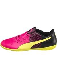 puma junior evopower 43 tricks it indoor football boots pink glowsafet ...