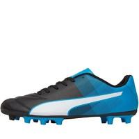 puma mens adreno ii fg football boots blackwhiteblue