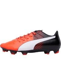 puma mens evopower 23 fg football boots redwhiteblack