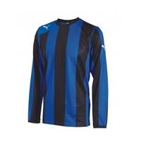 puma hooped ls striped shirt blue black