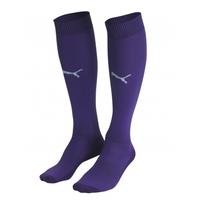 puma powercat socks dark purple