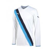 Puma Diagonal LS Teamwear Shirt (white-blue)