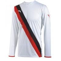 Puma Diagonal LS Teamwear Shirt (white-red)