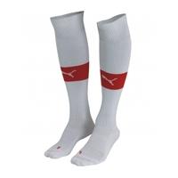 puma powercat socks dark white red