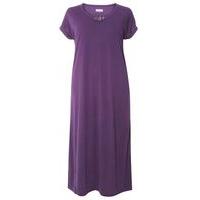 Purple Long Nightdress, Purple