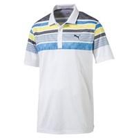 Puma Mens Jersey Stripe Polo Shirt