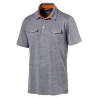 puma mens tailored double pocket polo shirt