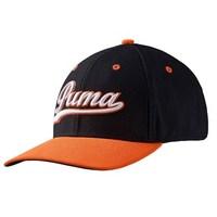 puma script pre curved fitted cap