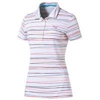 puma ladies roadmap stripe polo shirt 2016