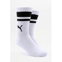 Puma Black Crew Socks, BLACK