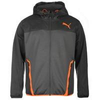 puma warm fleece track jacket mens