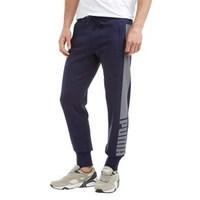 Puma Mens Evo Core Logo Cuffed Sweat Pants Peacoat