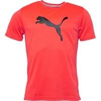 puma mens essential drycell poly training top red blast