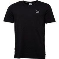 puma mens evo core logo t shirt cotton black