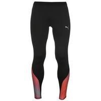 puma graphic long running tights mens