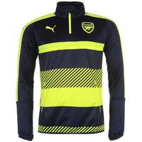 puma arsenal quarter zip top mens