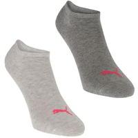 puma 2 pack trainer socks mens