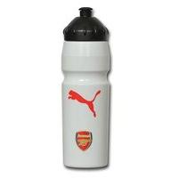 Puma Arsenal FC Fan Water Bottle 750ML - White/High Risk Red