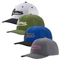 puma script pre curved caps