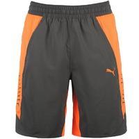 puma ventilated woven training shorts mens