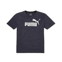 puma essential blue logo t shirt