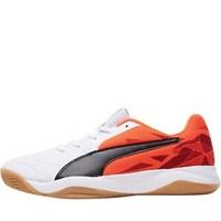 puma junior veloz 3 it indoor football boots whiteblackred