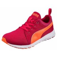 Puma Carson Runner Jr Trainers - Girls - Rose Red/Fluo Peach/White