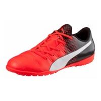 Puma EvoPower 4.3 Jr Turf Boots - Youth - Red Blast/White/Black