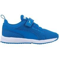 Puma Carson Mesh V Inf Electric Blue Lem girls\'s Children\'s Shoes (Trainers) in blue