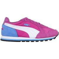 puma st runner nl jr girlss childrens shoes trainers in pink