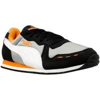 puma cabana racer boyss childrens shoes trainers in grey