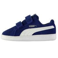 puma smash suede fun trainers infant boys