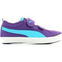 Puma 356014 Sport shoes Kid boys\'s Children\'s Trainers in purple