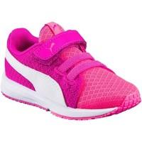 Puma 189925 Sneakers Kid Pink boys\'s Children\'s Walking Boots in pink