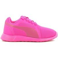 Puma 361638 Sport shoes Kid Fuchsia boys\'s Children\'s Walking Boots in pink